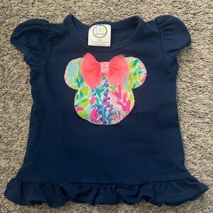 Minnie Mouse lilly inspired Tshirt
